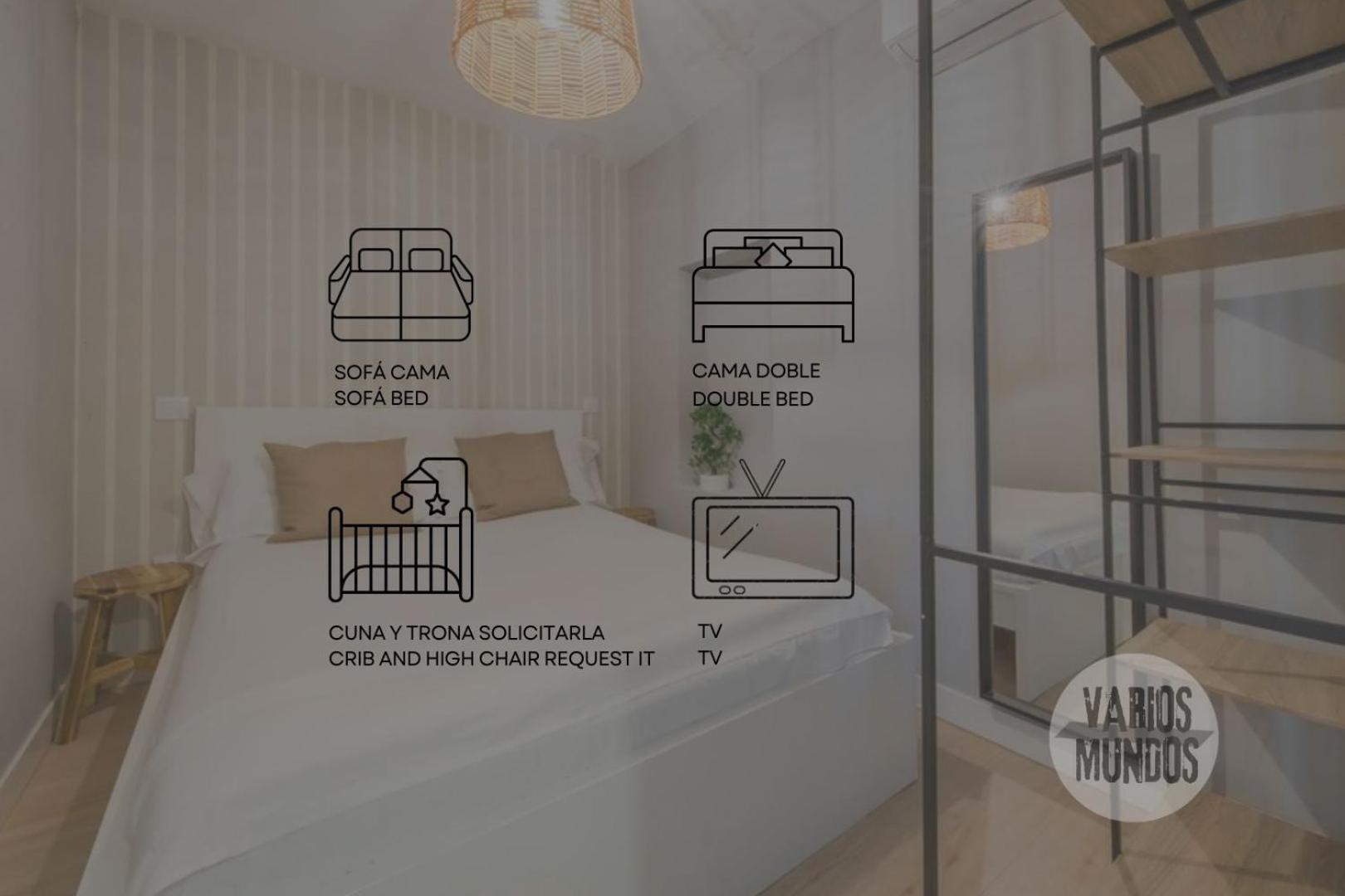 New&Cool Apt En El Centro De Madrid Para 9Pax E2 Екстер'єр фото